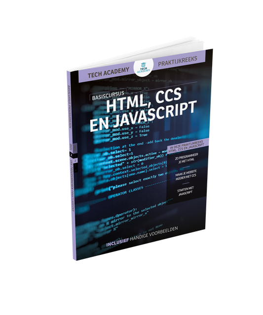 Programmeren deel 2: Basiscursus html - css - javascript